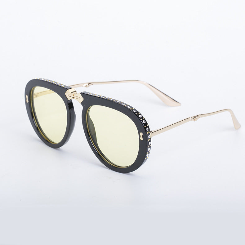 Wholesale Diamond Fashion Folding Sunglasses